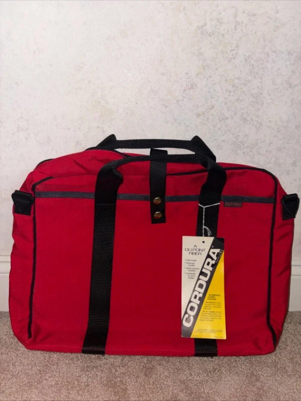 Outdoor Gear from chuck roast CORDURA nylon bag Red Large Durable 20x13x3 inches